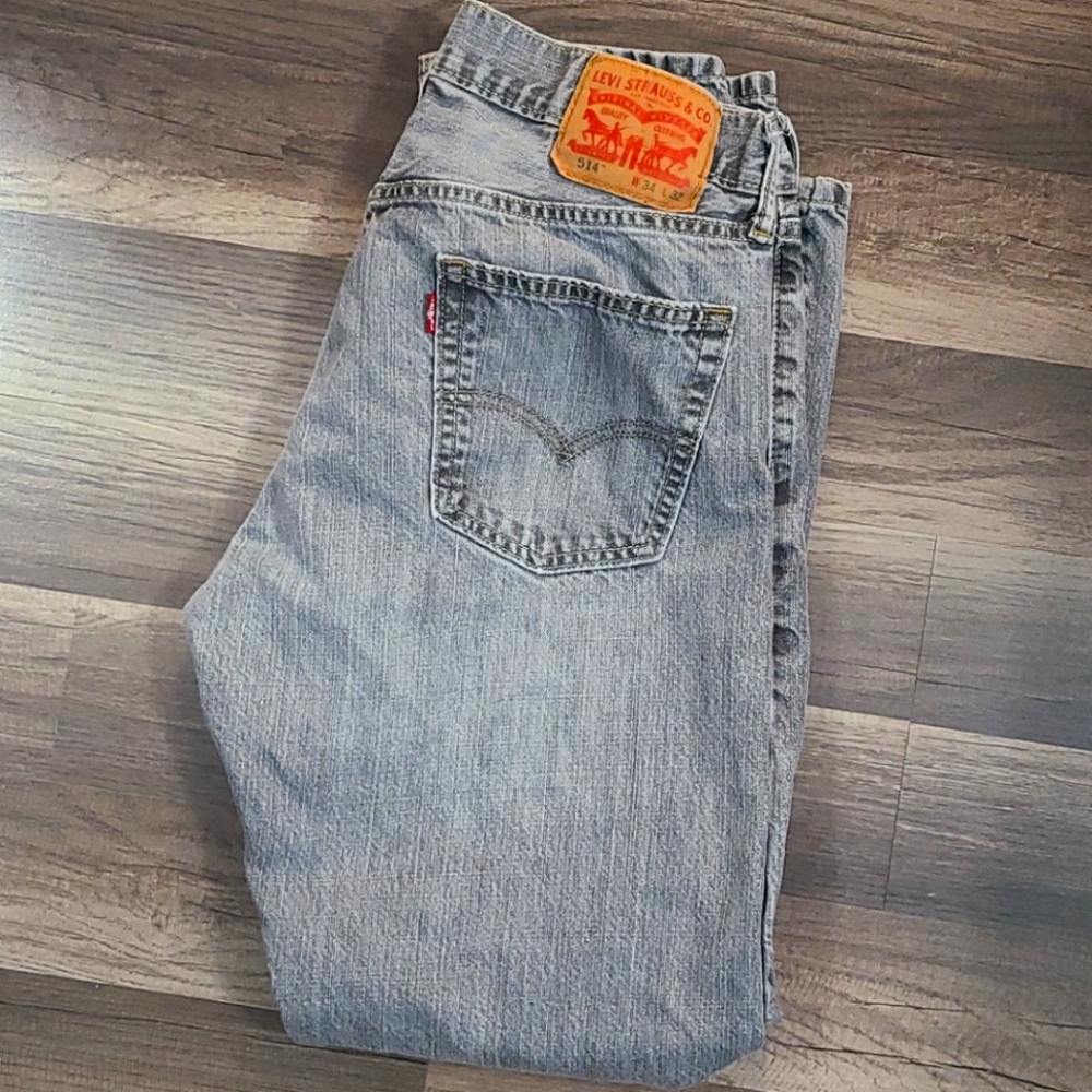 Mens grey Levi jeans